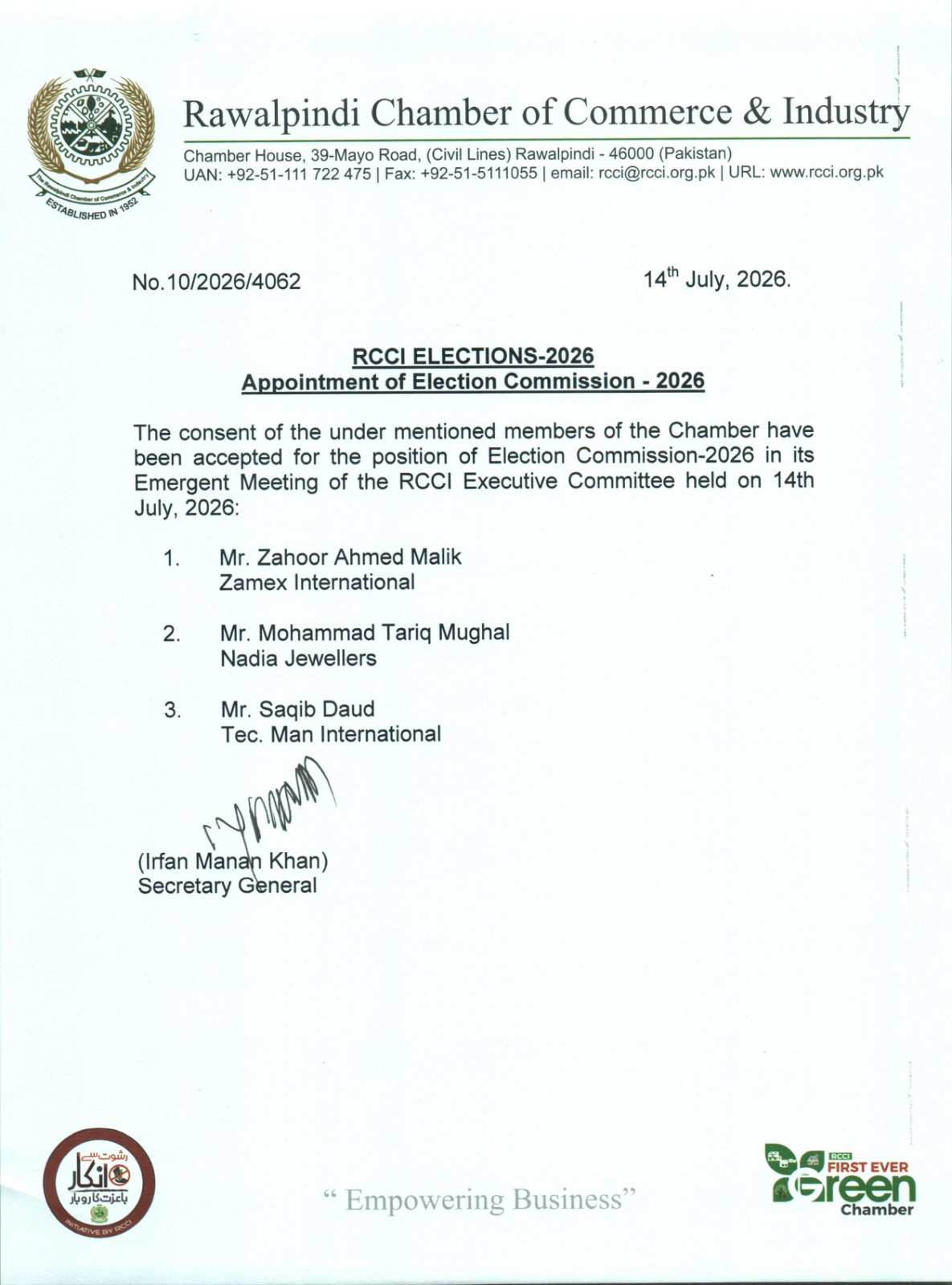 Election Commission 2026